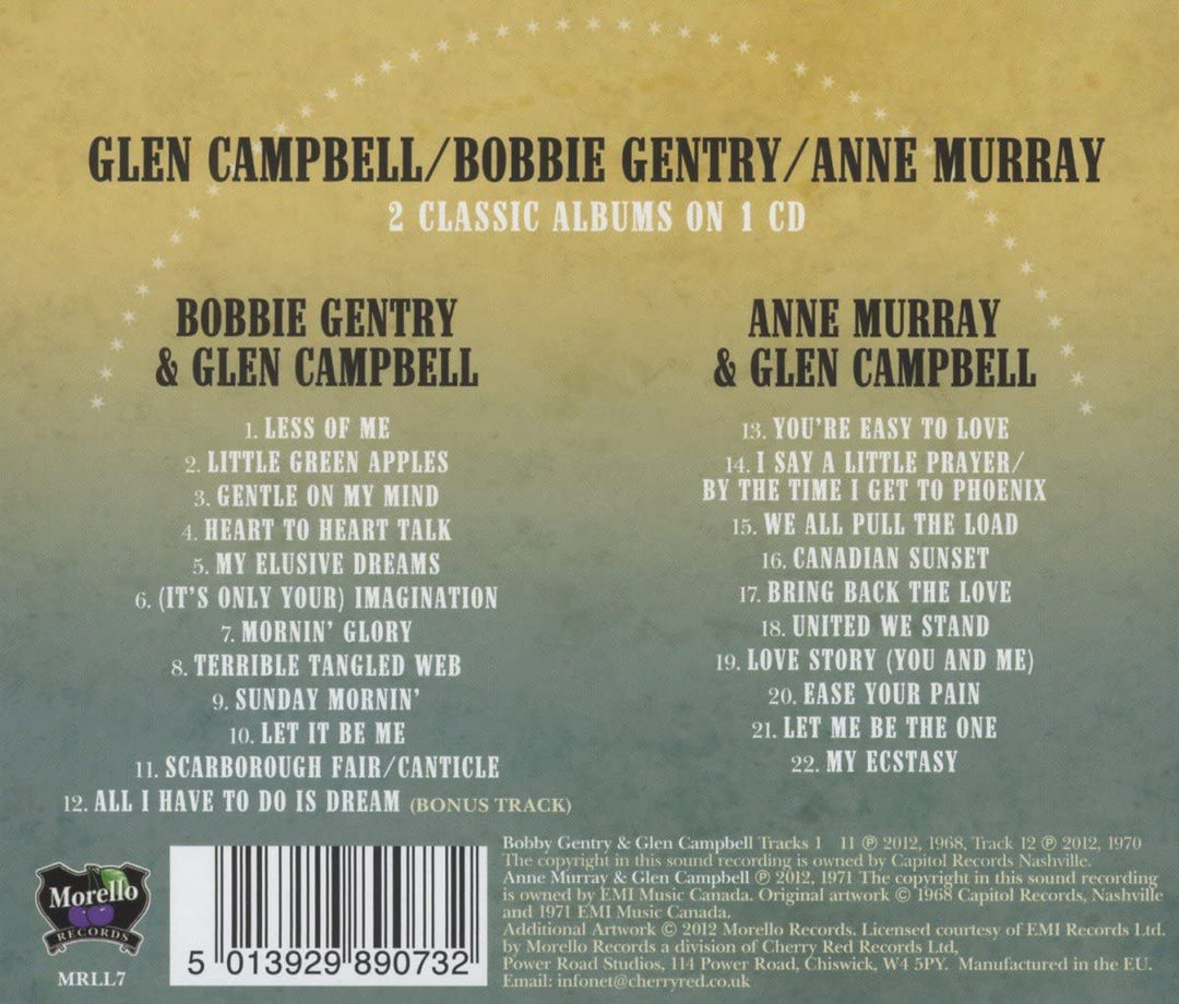 Bobbie Gentry & Glen Campbell / Anne Murray & Glen Campbell [Audio CD]