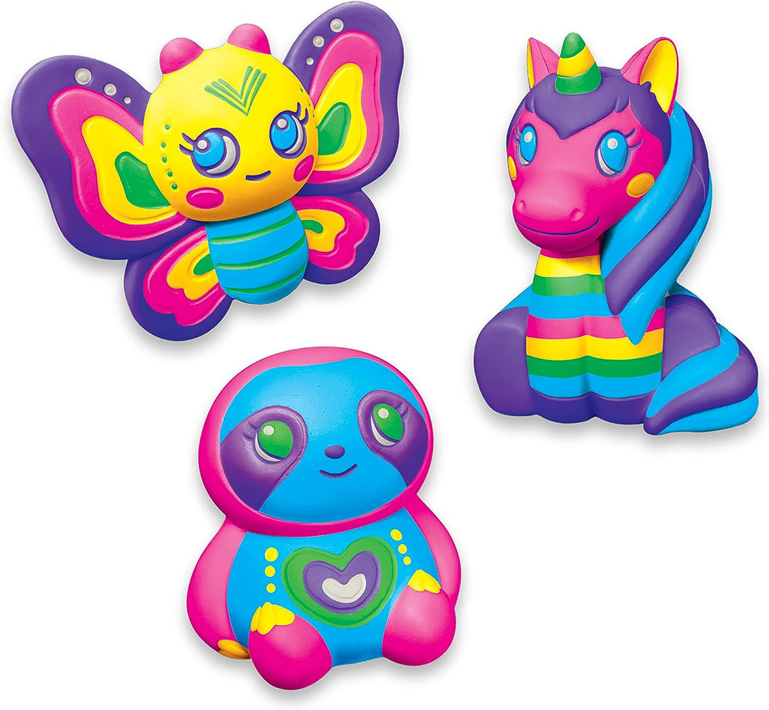 Shimmer ‘n Sparkle CRA-Z-Squeezies Color Your Own Squeezie Fun – 3 Count Butterfly