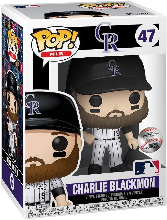 Funko 46828 POP MLB: Rockies-Charlie Blackmon Collectible Pop! Vinyl