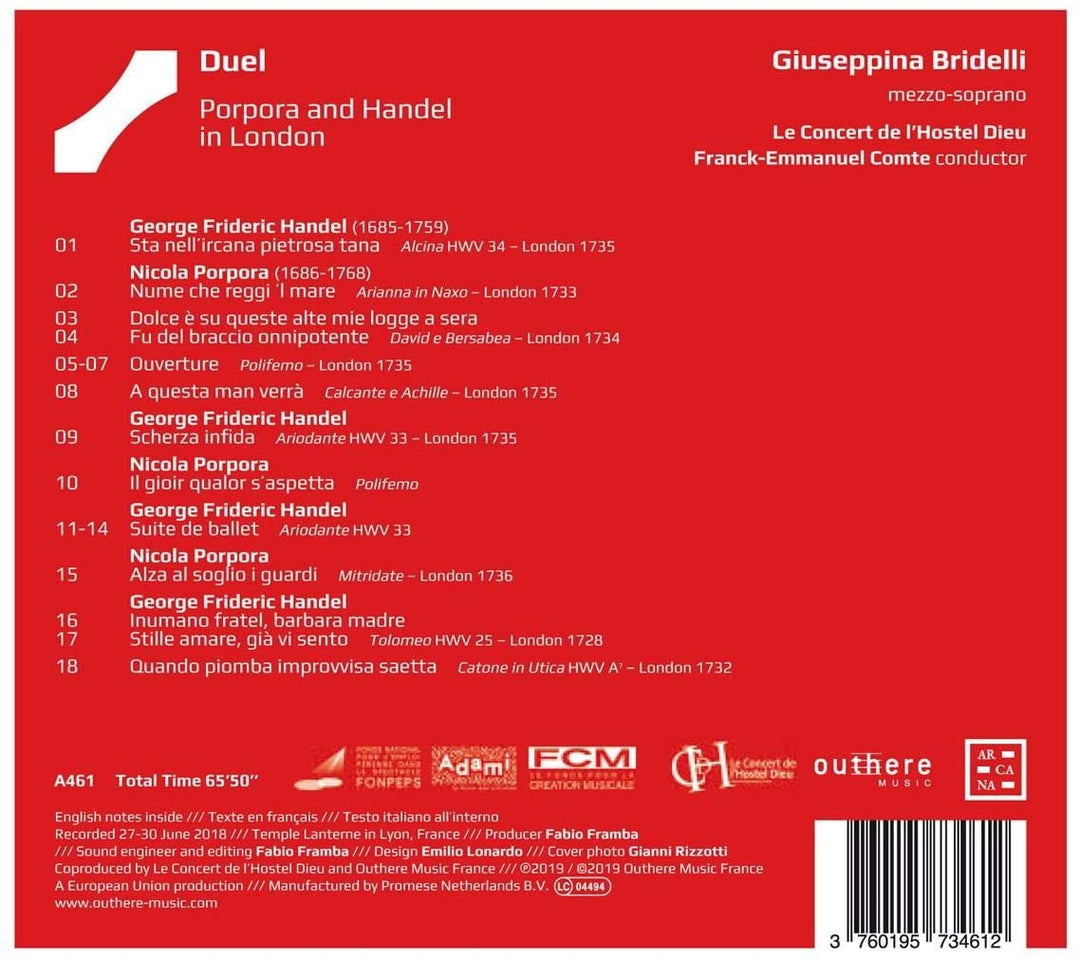 Bridelli, Giuseppina - Duel [Audio CD]