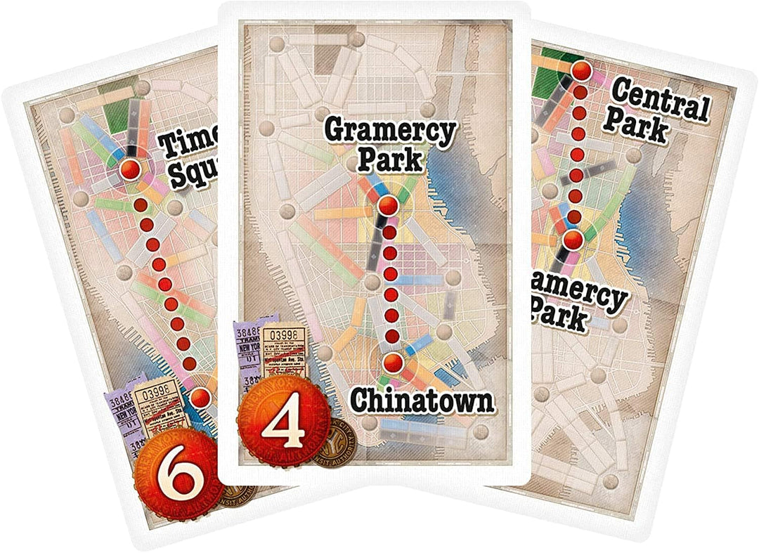Tage des Wunders | Ticket to Ride New York Brettspiel | Ab 8 Jahren | Für 2 bis 4 Spieler