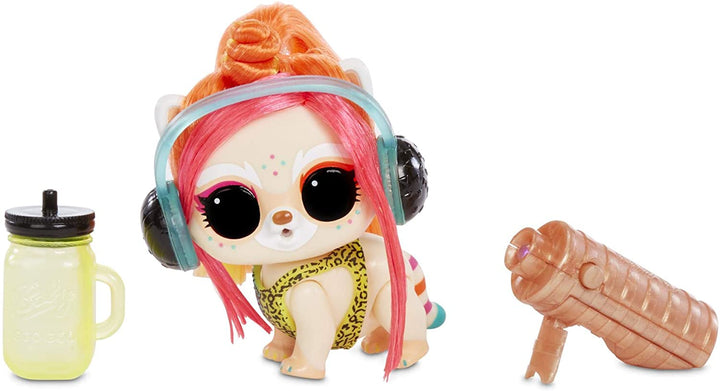 LOL Surprise Collectable Lights Pets - With 9 Surprises, Accessories and REAL Hair - Includes Black Light Surprises
