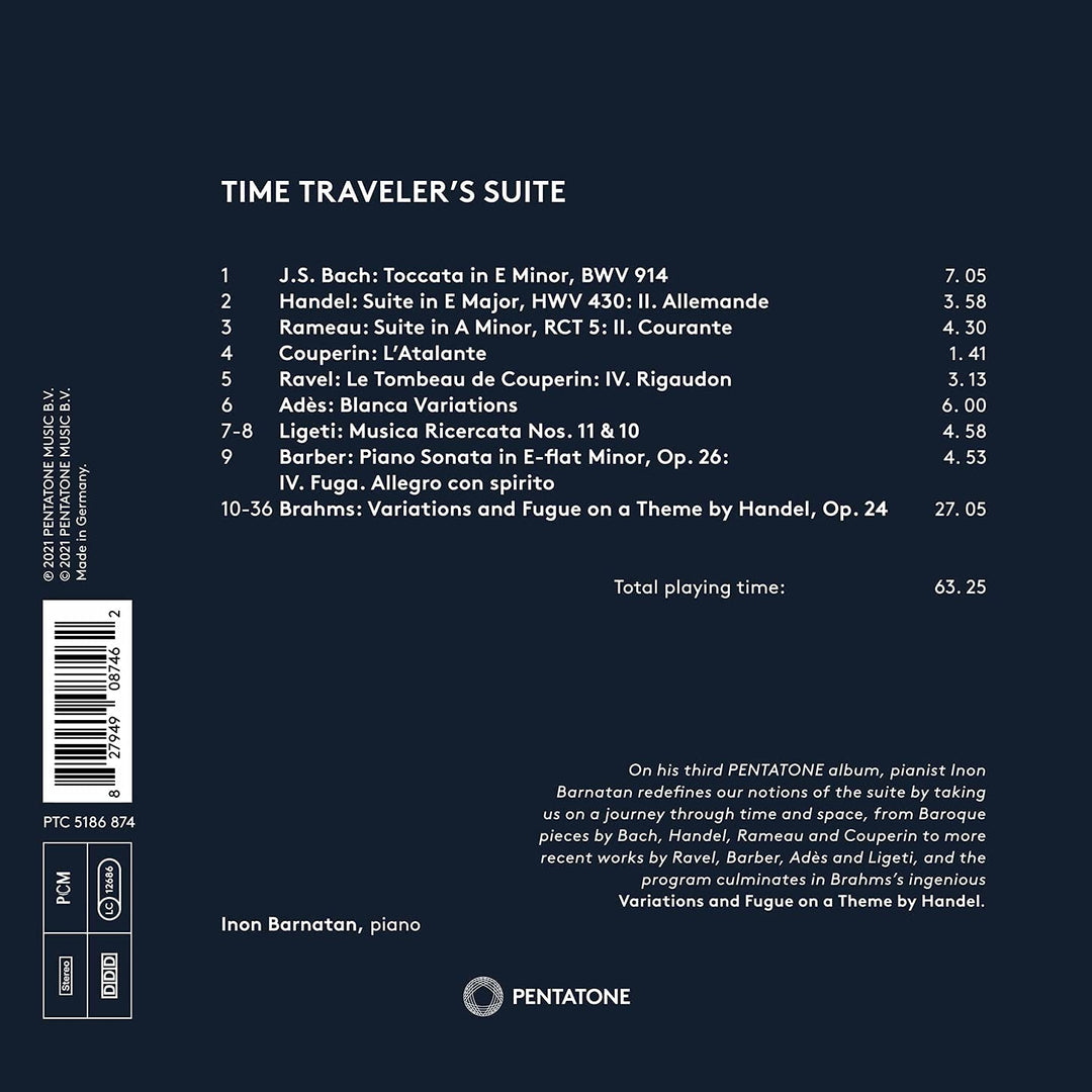 Time Traveler’s Suite [Audio CD]