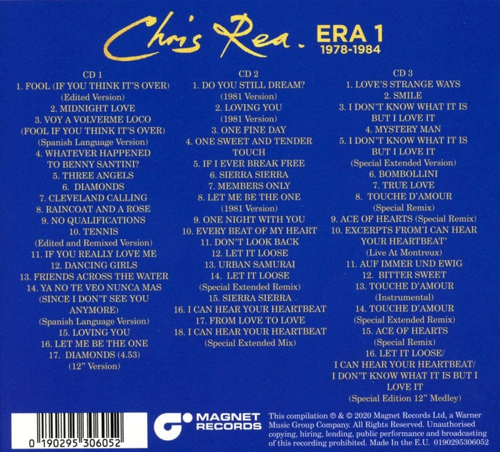 Chris Rea - ERA 1 (As Bs & Rarities 1978-1984) [Audio CD]