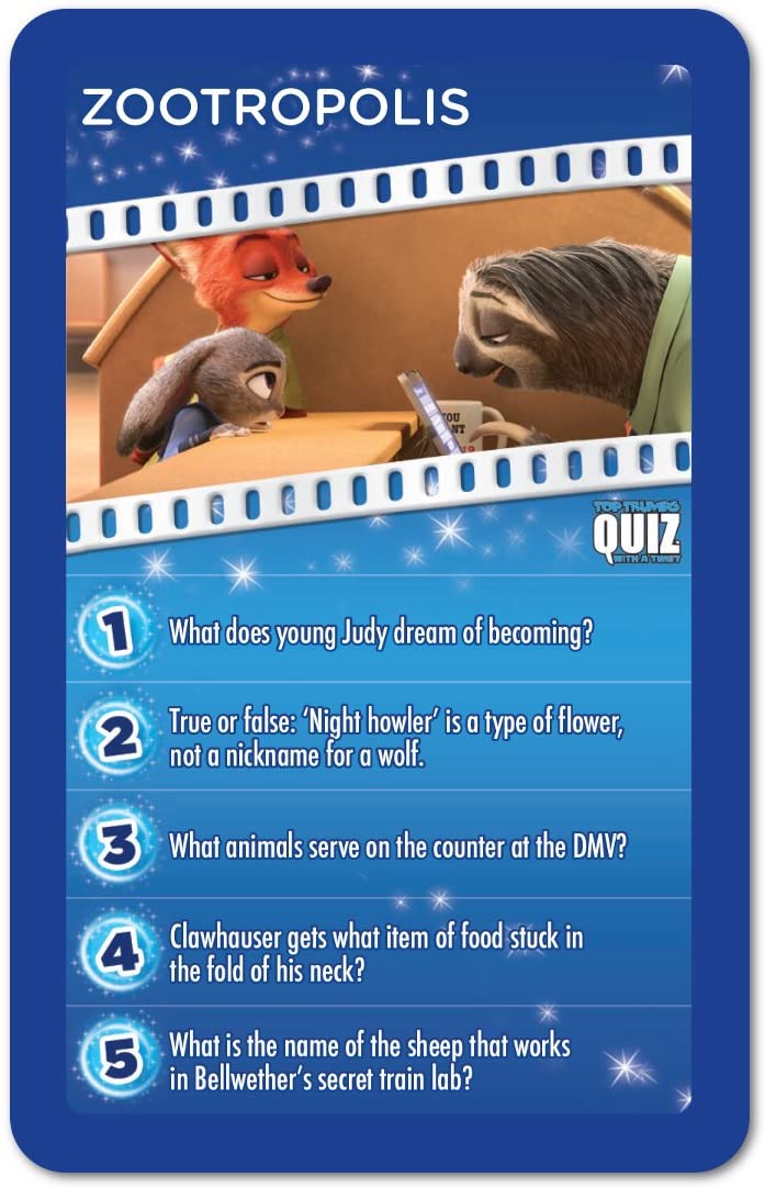 Disney Classic Top Trumps Quiz-spel