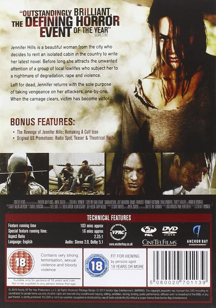 I Spit On Your Grave - Horror/Thriller [DVD]