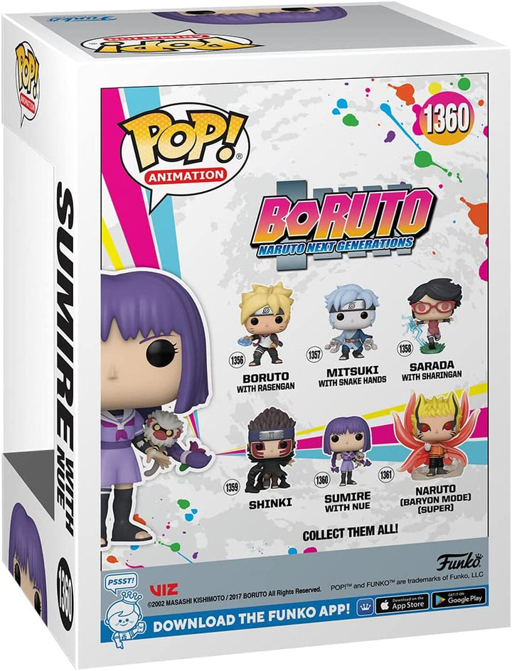 POP Animation: Boruto- Sumire w/Nue Funko 61389 Pop! Vinyl #1360