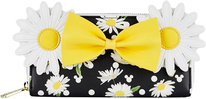 Loungefly Disney Minnie Mouse Daisies Zip-Around Wallet Minnie Mouse One Size