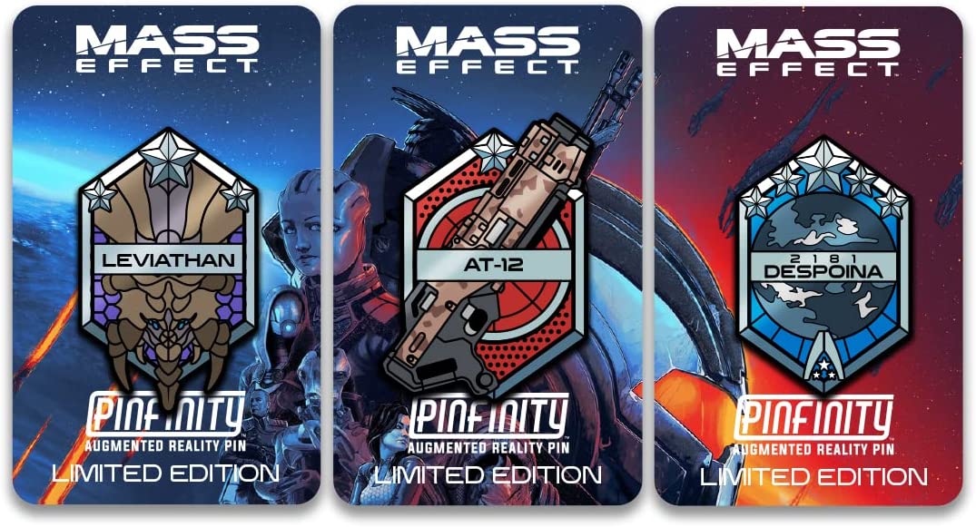 Pinfinity Mass Effect Leviathan Augmented Reality 3-PIN Set (630128121488)