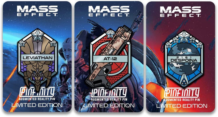 Pinfinity Mass Effect Leviathan Augmented Reality 3-PIN Set (630128121488)