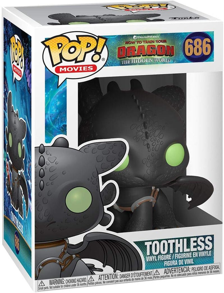 Dreamworks How to Train Your Dragon The Hidden World, Toothless Funko 36355 Pop! Vinyl #686