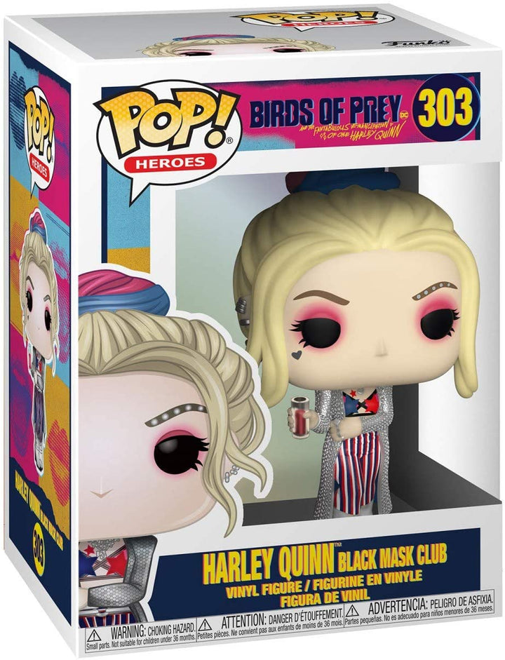 Birds Of Prey Harley Quinn Black Mask Club Funko 44369 Pop! Vinyl #303