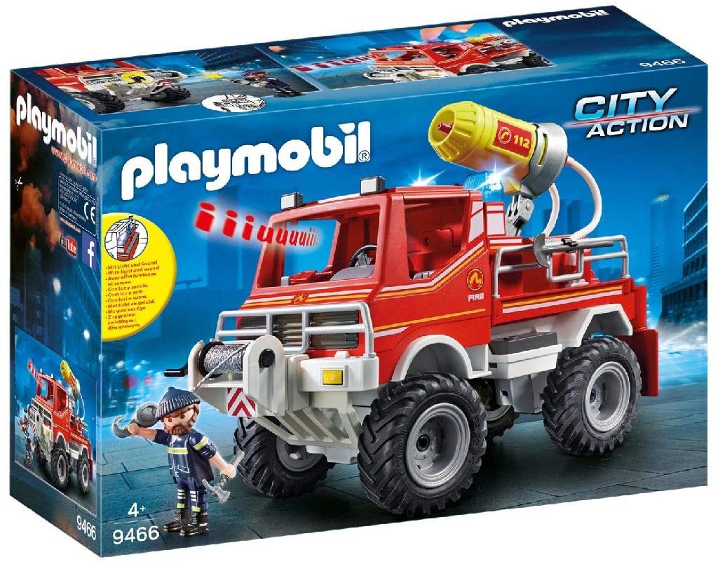 Playmobil City Action 9466 Brandweerwagen voor kinderen vanaf 5 jaar