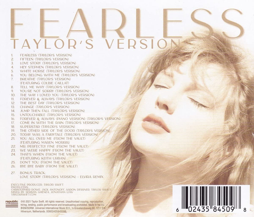 Taylor Swift – Fearless (Taylors Version) [Audio-CD]