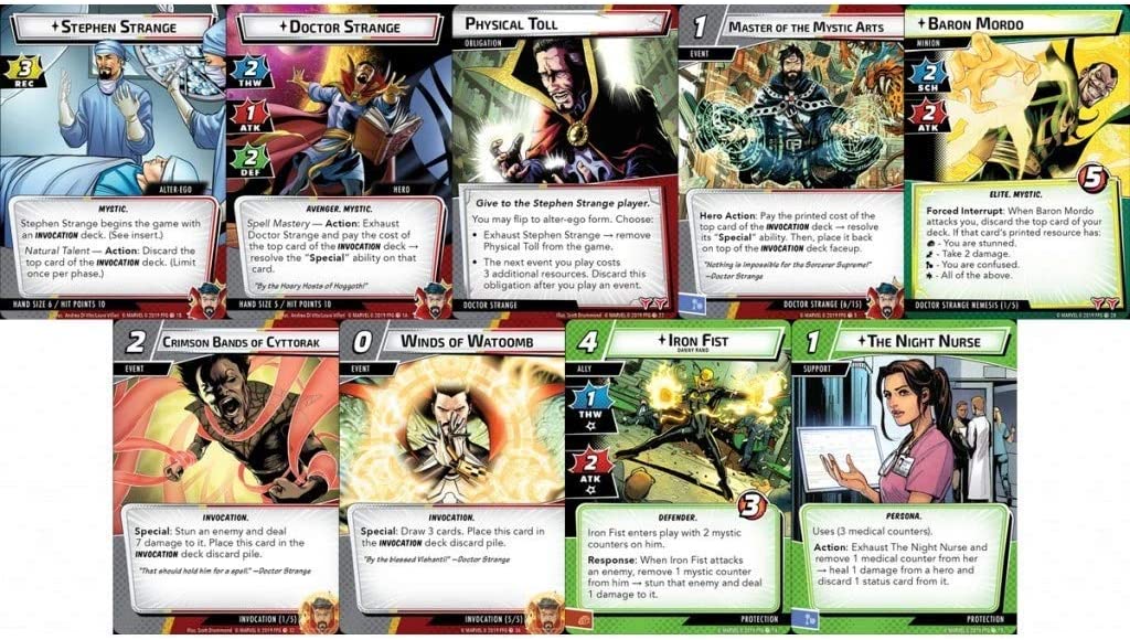 Fantasy Flight Games Marvel Champions: Doctor Strange Hero Pack (MC08en)