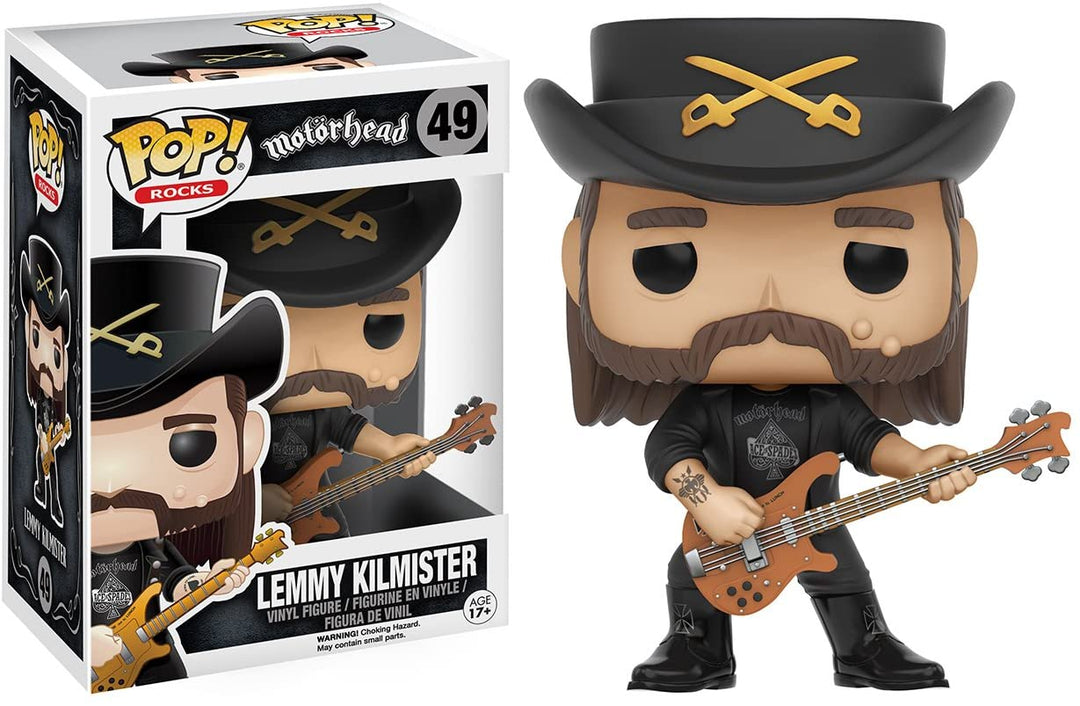 Motorhead Lemmy Kilmister Funko 10265 Pop! Vinyl #49