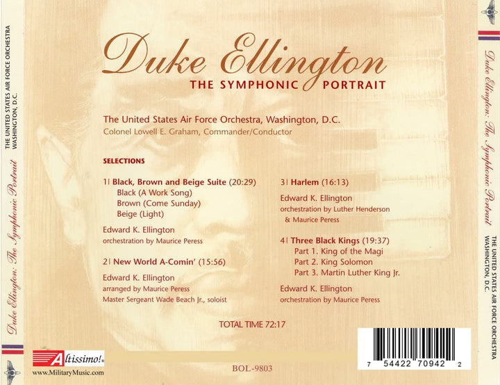 The United States Air Force Band - Duke Ellington-the Symphonic Portrait [Audio CD]