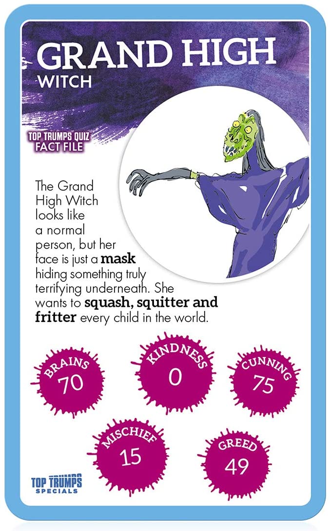 Roald Dahl Vol.2 Top Trumps Specials Card Game