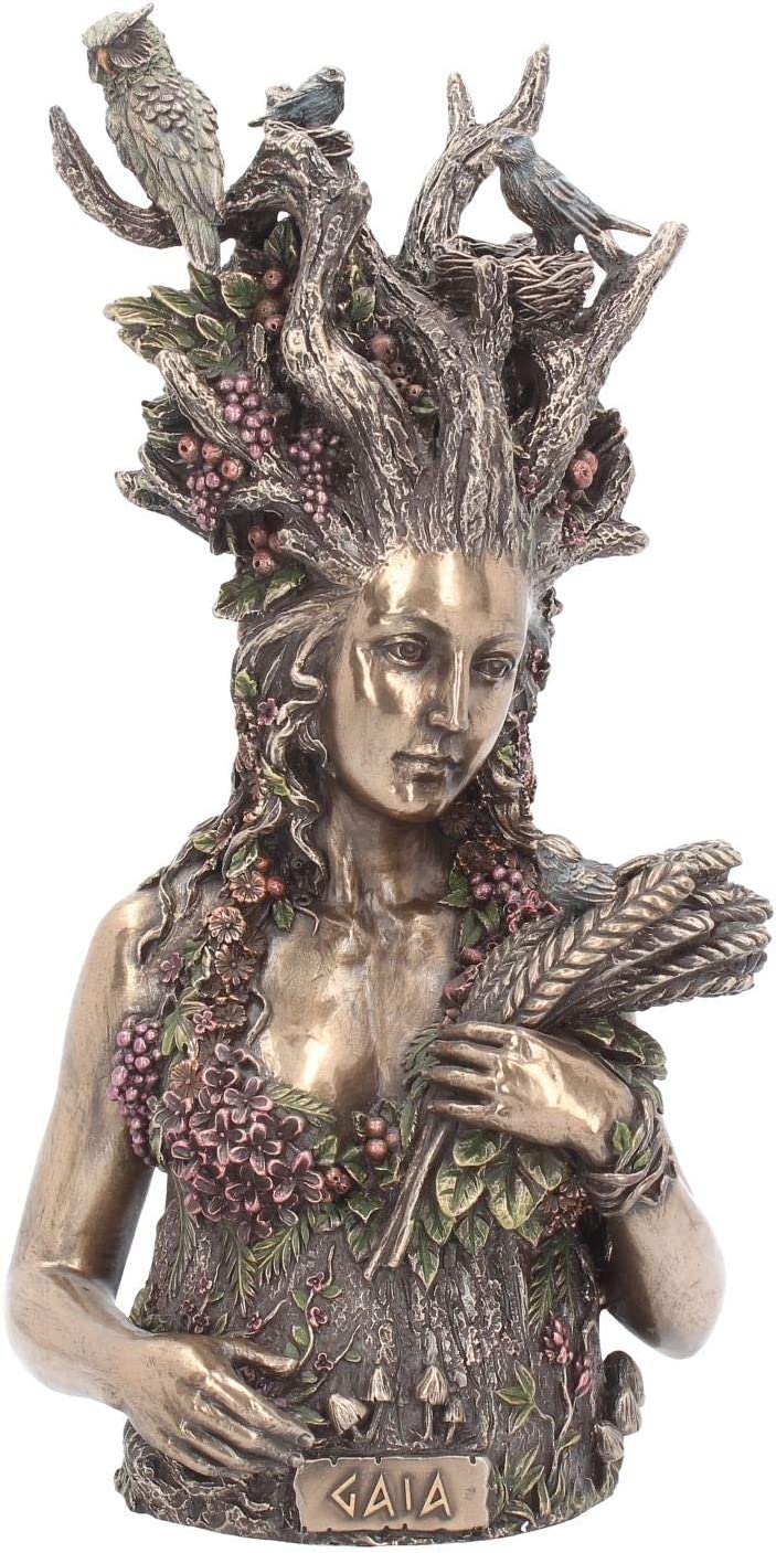 Nemesis Now Gaia Büstenfigur, 30 cm, Bronze