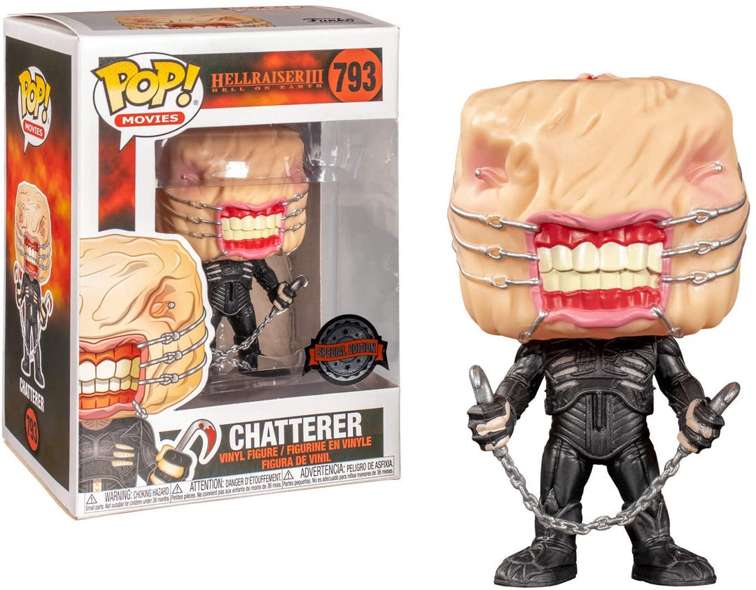 Hellraiser 3 Hell On Earth Chatterer Exclu Funko 43039 Pop! Vinyl #793