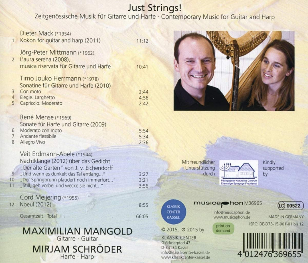 Mangold Maximilian - Just Strings - Works For Guitar And Harp [Audio CD]