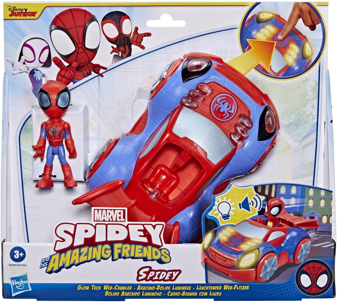 Hasbro F42525L0 Vehicles with Lights Spidey mod Sdos, Multicoloured