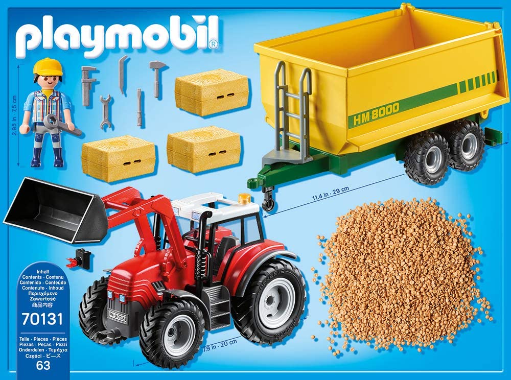 Playmobil 70131 Land boerderij trekker met voerwagen