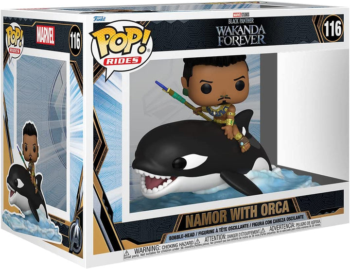 Marvel Black Panther Namor With Orca Funko 66721 Pop! VInyl #116