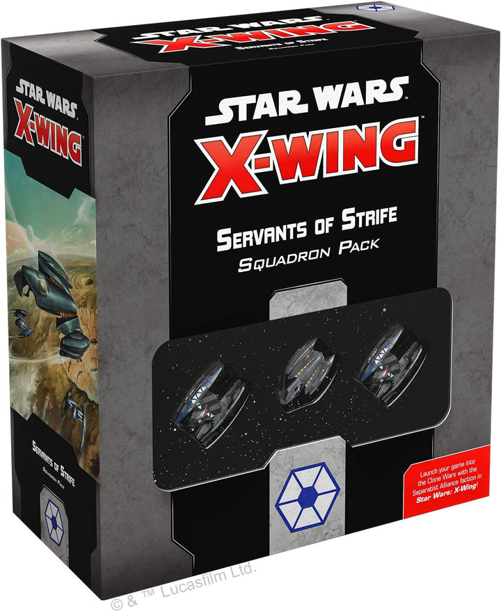 Fantasy Flight Games - Star Wars X-Wing Second Edition: Separatist Alliance: Servants of Strife Squadron Pack