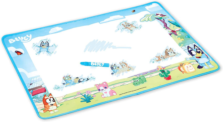 BLUEY AQUAMAGIC ART MAT, PRESCHOOL TOYS, MESS FREE CREATIVE PLAY, GIFT FOR 2 - 5