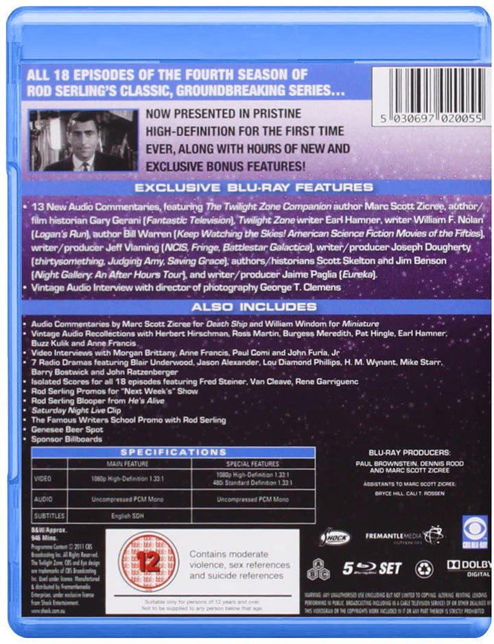 Twilight Zone - Season Four [Region Free] - Sci-fi [Blu-ray]