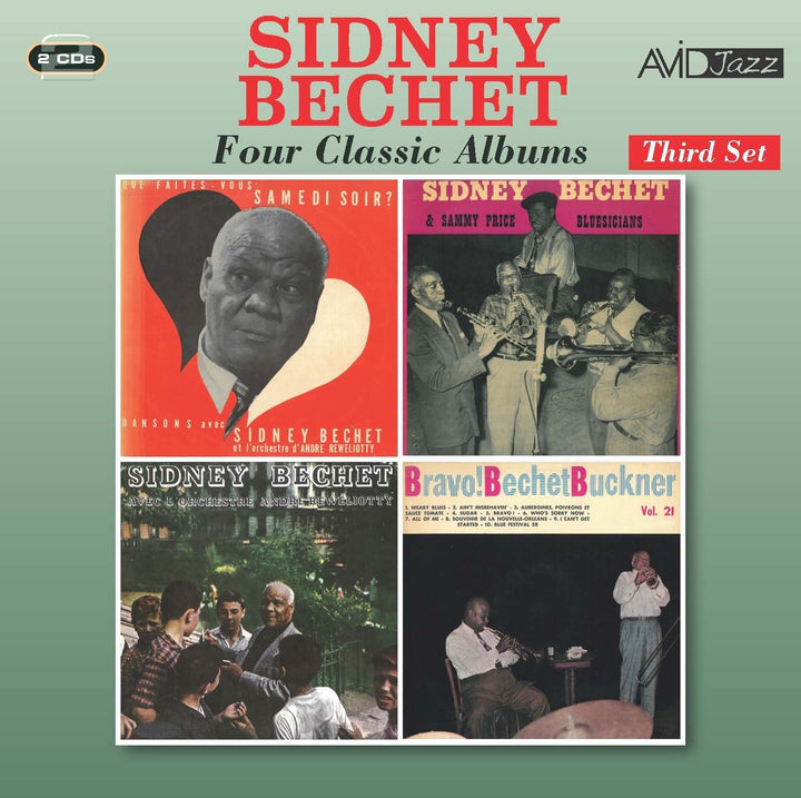 Sidney Bechet - Four Classic Albums (Que Faites - Vous Samedi Soir? / Sidney Bechet With Sammy Price's Bluesicians / Sidney Bechet With Andre Reweliotty And His Orchestra / Bravo! Sidney Bechet And Teddy Buckner) [Audio CD]