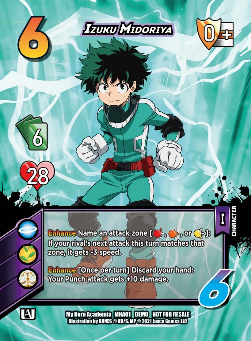 My Hero Academia CCG 2-Spieler Rival Deck | Izuku Midoriya und Katsuki Bakugo