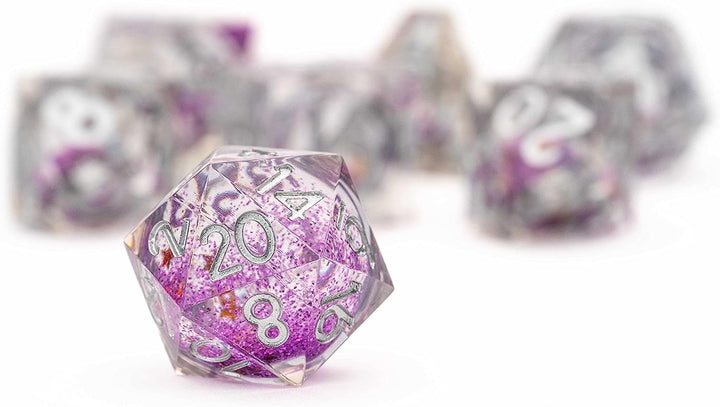 Sorcerous Swirl: Individual d20 Elixir Liquid Core Dice