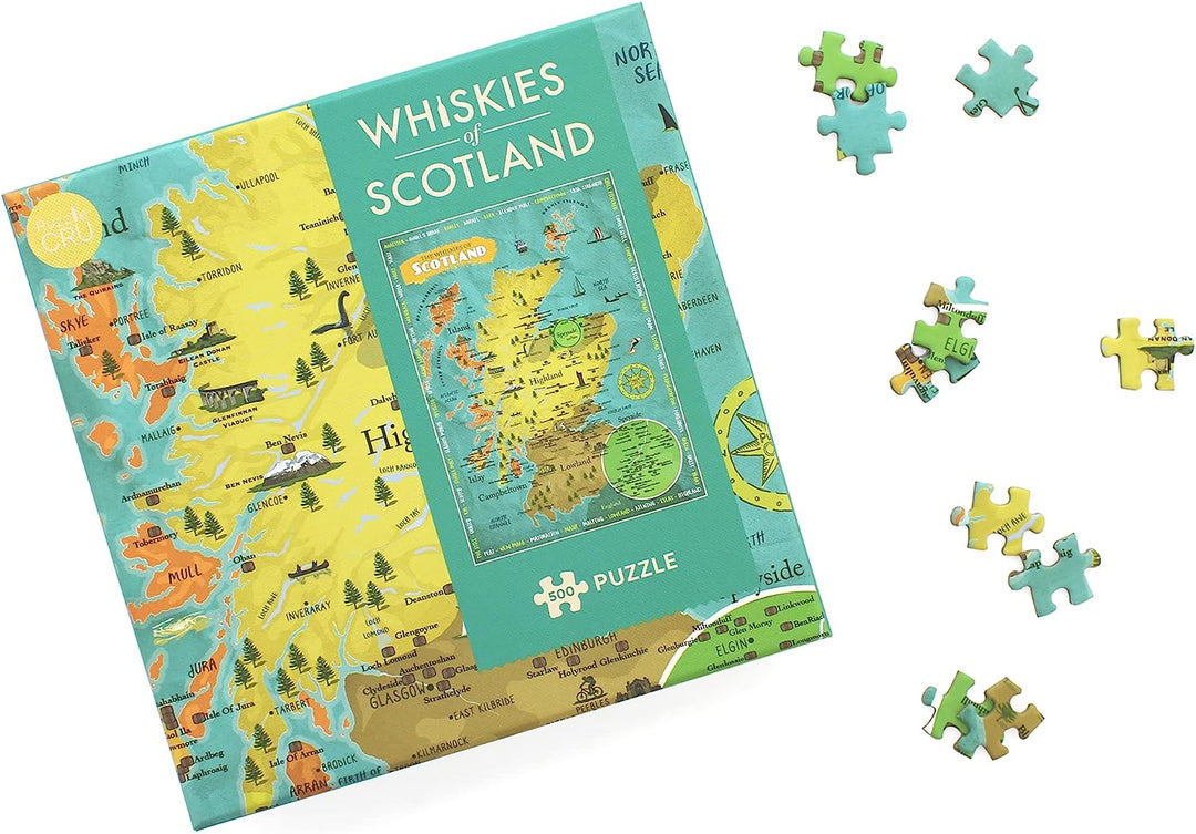 Whiskys of Scotland 500-teiliges Puzzle