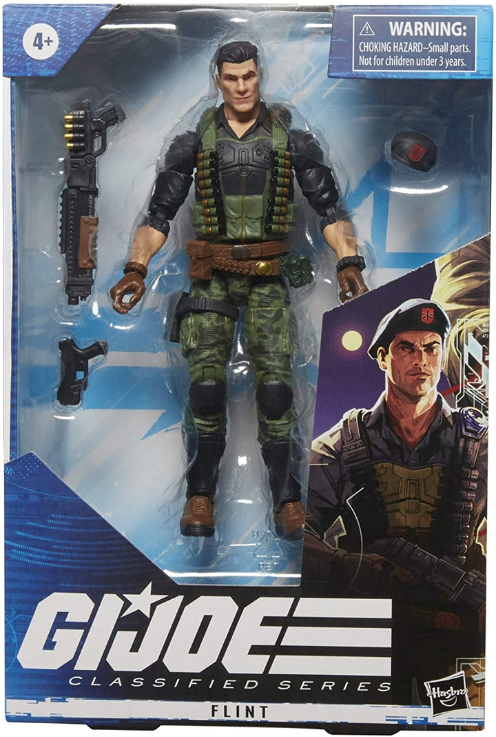 Hasbro G.I. Joe Classified Series Flint 6" Action Figure with accessories