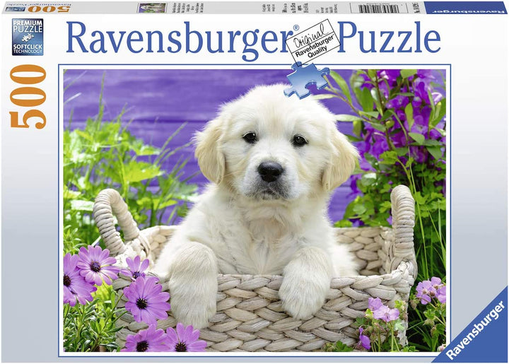 Ravensburger 14829 Sweet Golden Retriever 500pc