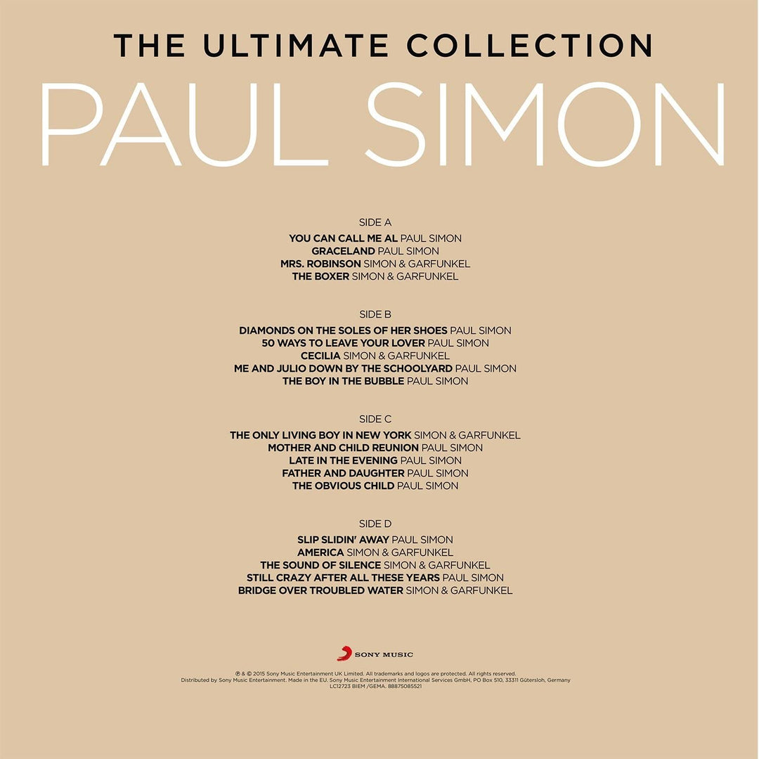 Paul Simon - The Ultimate Collection Vinyl (180G Double LP)