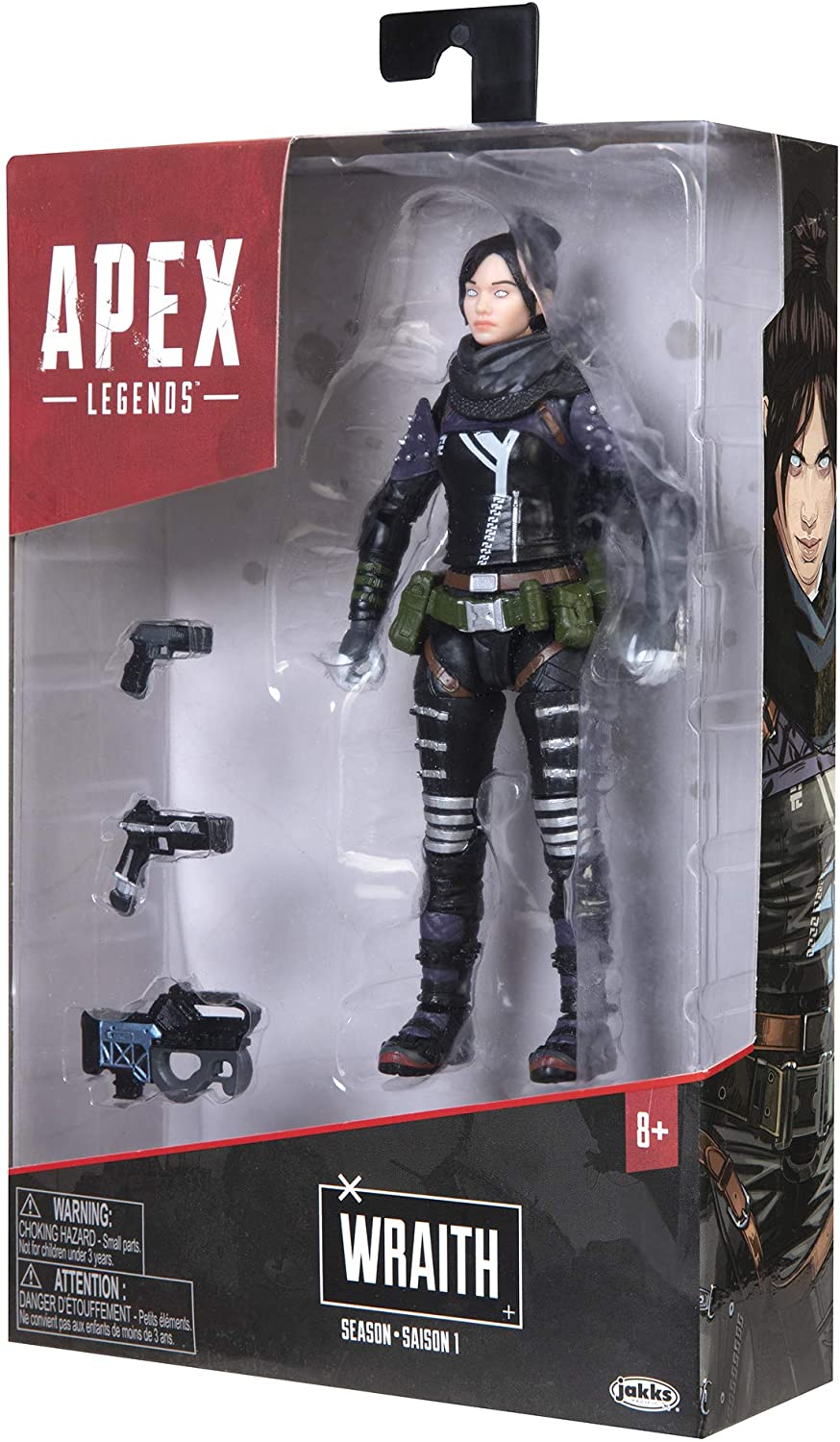 APEX Legends Wraith Action Figure, Black