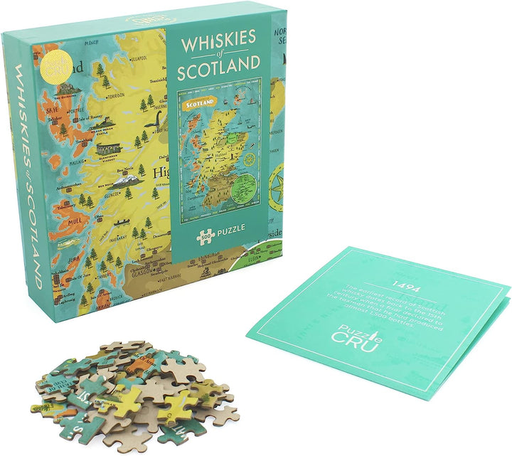 Whiskys of Scotland 500-teiliges Puzzle