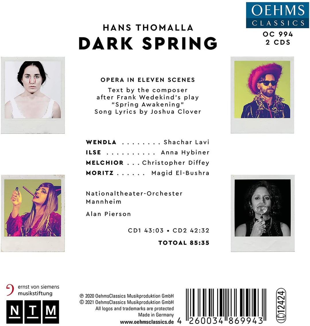 Thomalla: Dark Spring [Nationaltheater-Orchester Mannheim; Shachar Lavi; Anna Hy [Audio CD]