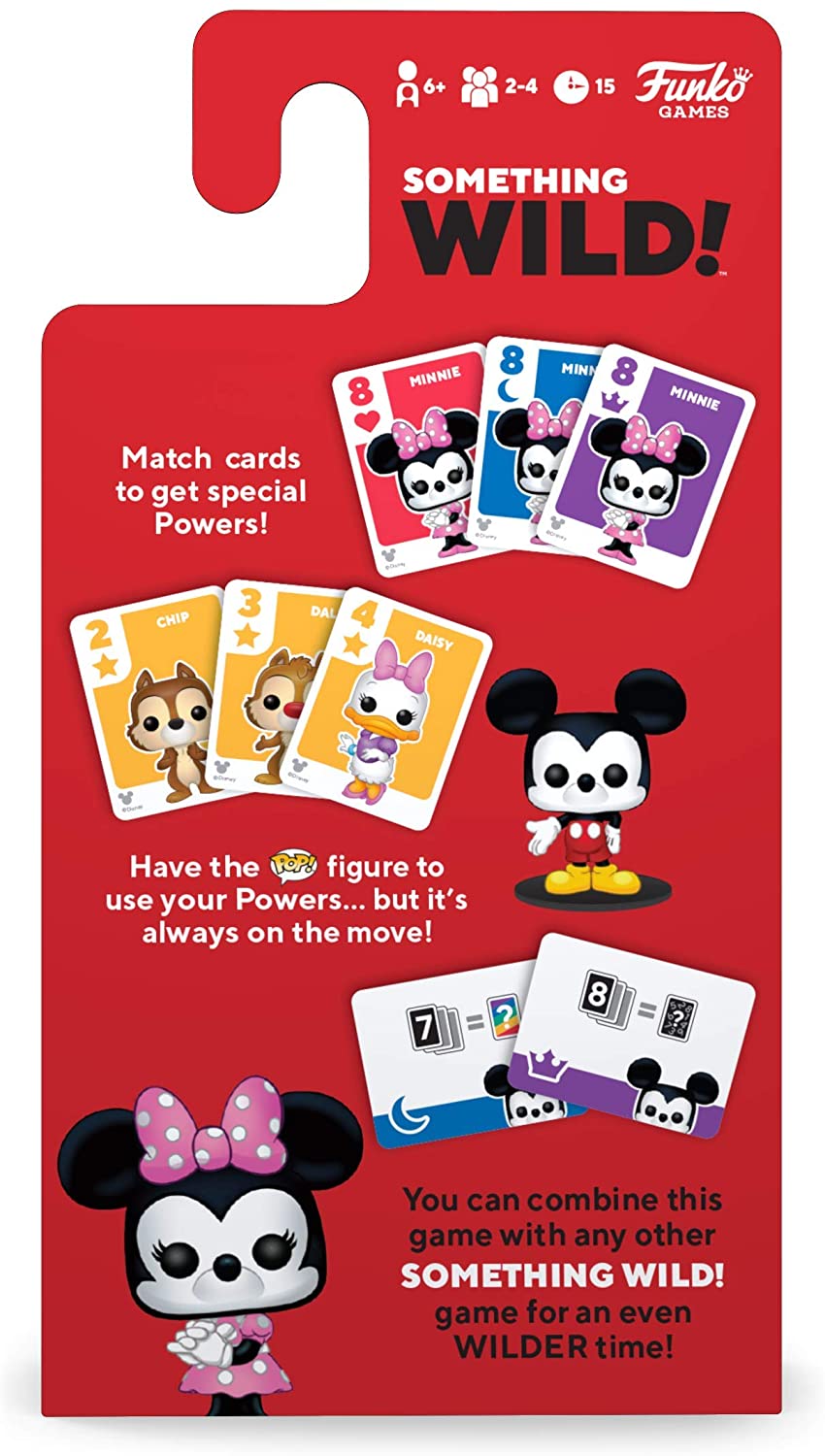 Funko 49355 Board Games 49355 Signature Something Wild Card Game-Mickey and Friends, Multicolour