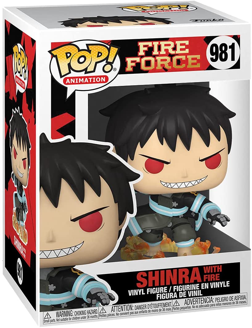 Fire Force Shinra with Fire Funko 56159 Pop! Vinyl #981