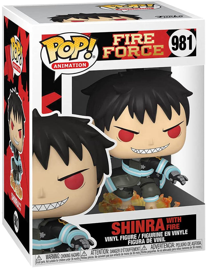 Fire Force Shinra with Fire Funko 56159 Pop! Vinyl #981