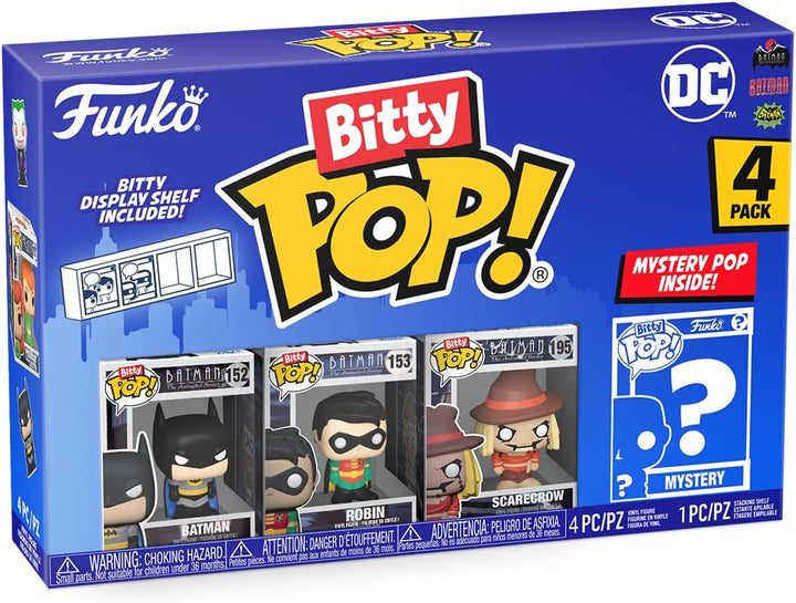Funko 71311 DC Comics 4er-Pack Serie 1 Bitty Pop!