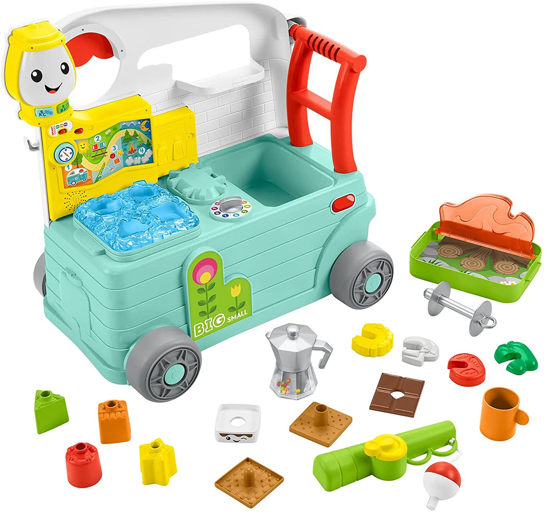 Fisher-Price Laugh &amp; Learn 3-in-1-On-The-Go-Camper - UK English Edition