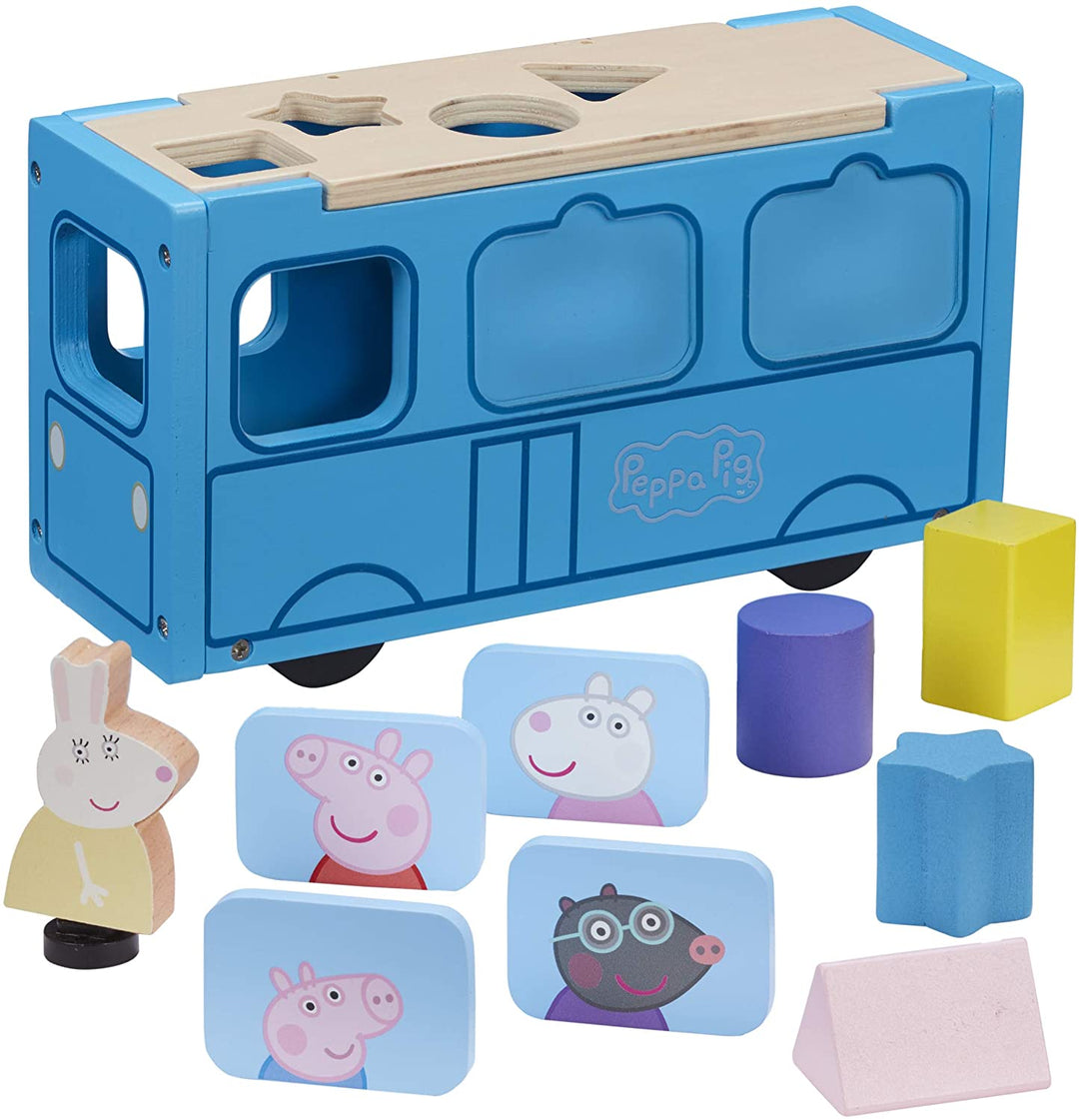 Peppa Pig 07222 Wooden School Bus