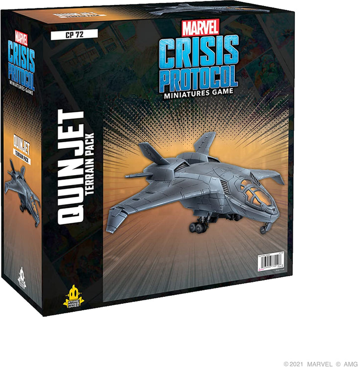 Atomic Mass Games | Quinjet Terrain: Marvel Crisis Protocol | Miniatures Game |