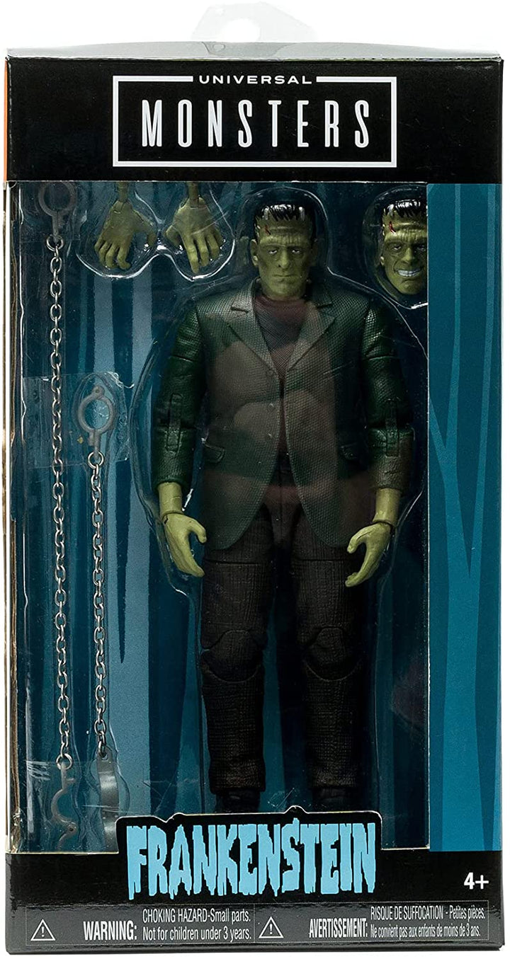 Jada 253251014 Toys Universal Monsters Frankenstein 6” Deluxe Collector Figure, Black, One Size