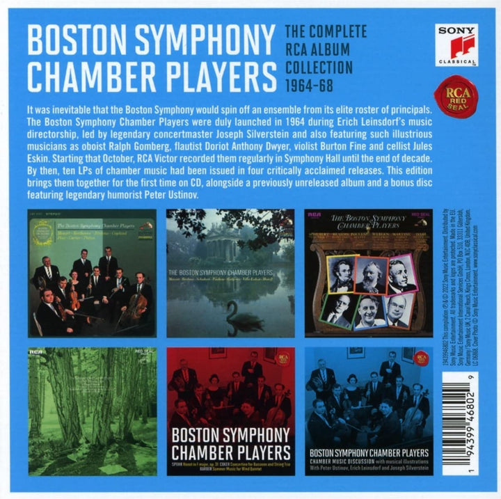 Boston Symphony Chamber Players - The Complete Rca Album Collection [Audio CD]